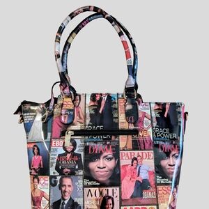 Magazine Print Tote Bag